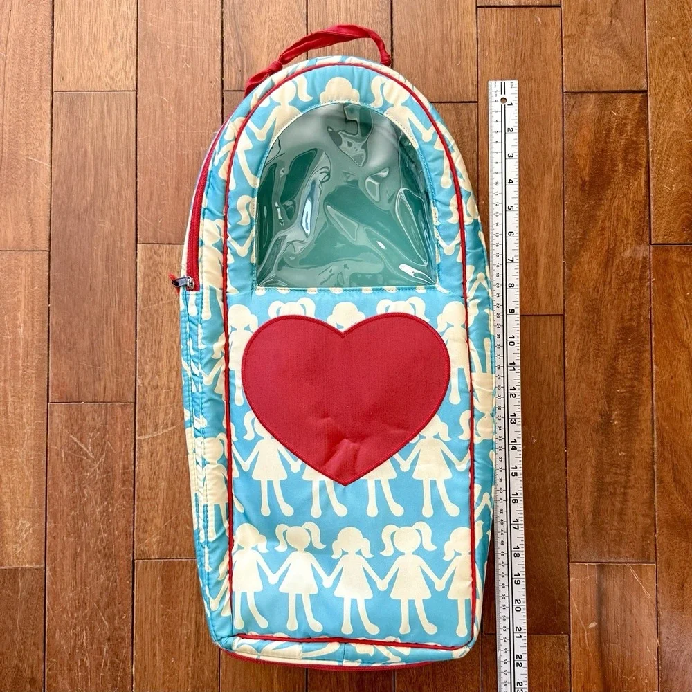 Battat Our Generation Blue White Backpack Doll Carrier Case Fits American Girl